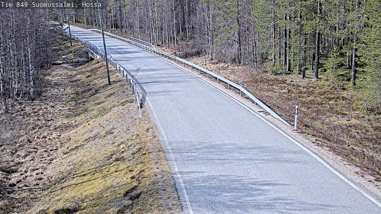 Kelikamerat Kuva Tie 843 Suomussalmi, Hossa, Suomussalmi, Kainuu