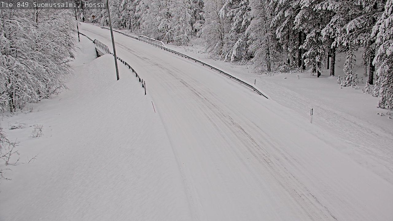 Kelikamerat Kuva Tie 843 Suomussalmi, Hossa, Suomussalmi, Kainuu