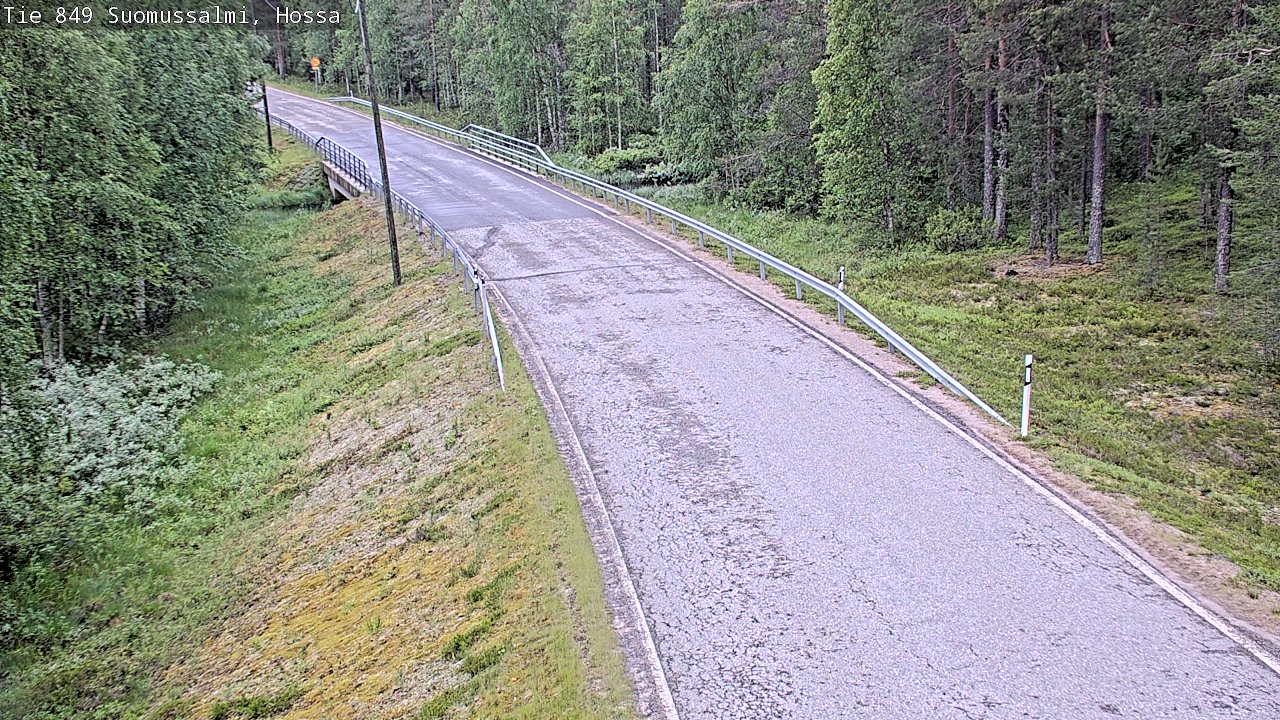 Weather Camera Image Road 950 843 Suomussalmi, Hossa, Suomussalmi, Kainuu