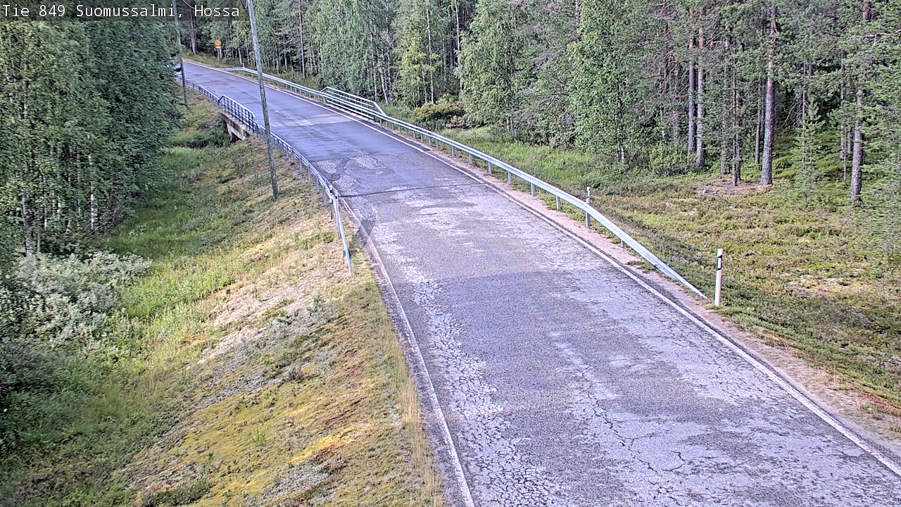 Kelikamerat Kuva Tie 843 Suomussalmi, Hossa, Suomussalmi, Kainuu