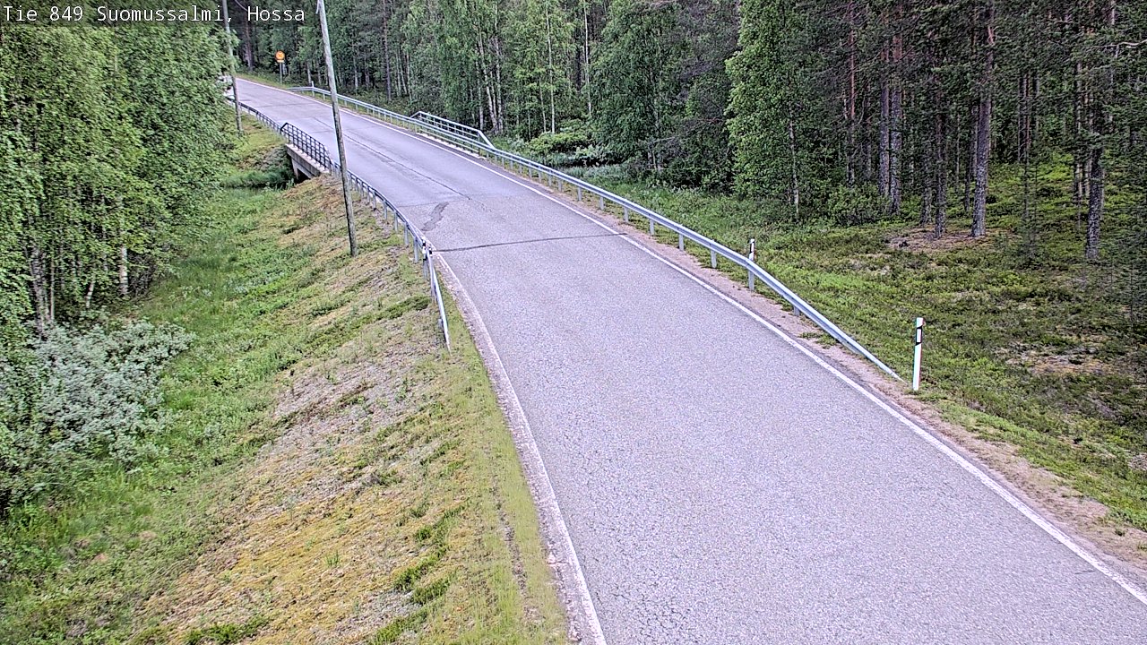 Kelikamerat Kuva Tie 843 Suomussalmi, Hossa, Suomussalmi, Kainuu