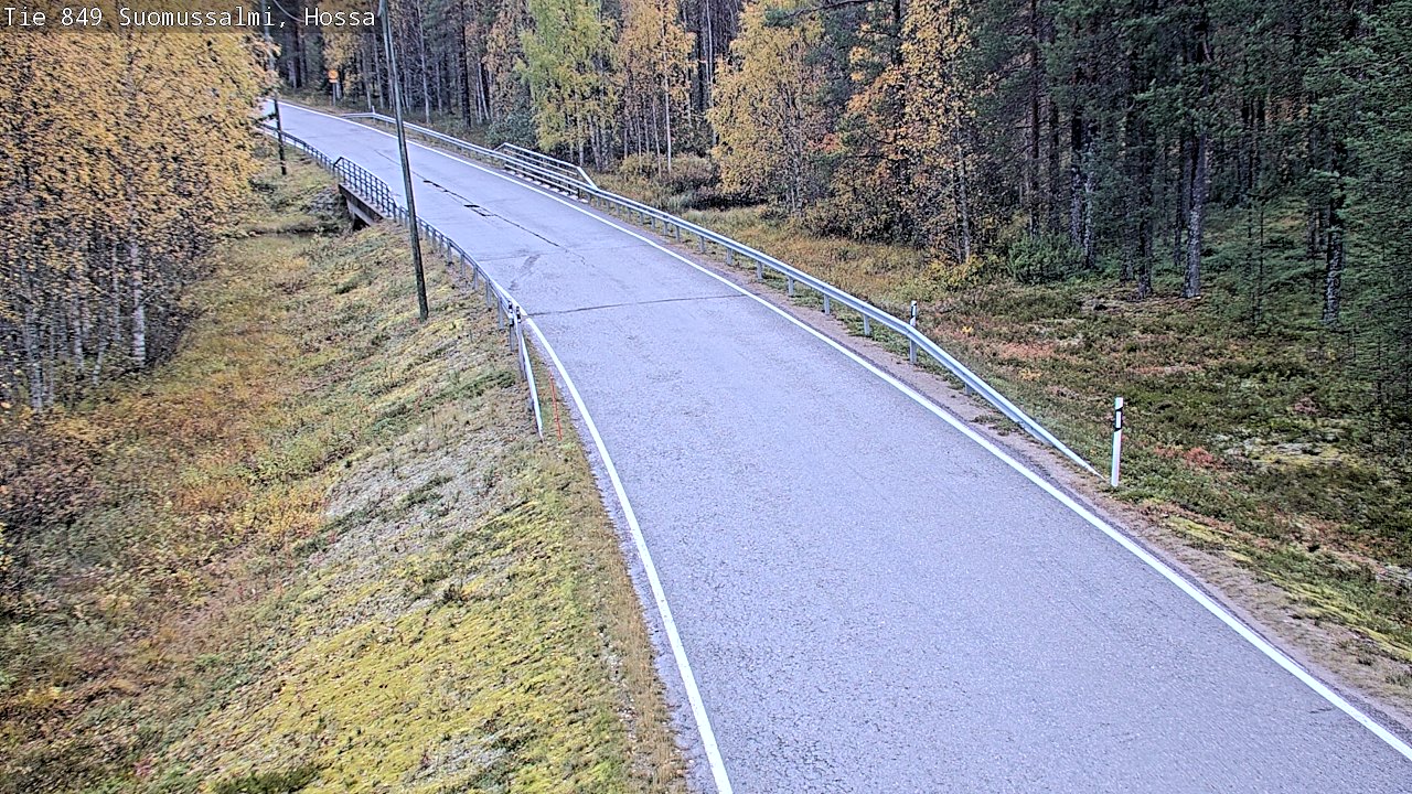 Kelikamerat Kuva Tie 843 Suomussalmi, Hossa, Suomussalmi, Kainuu