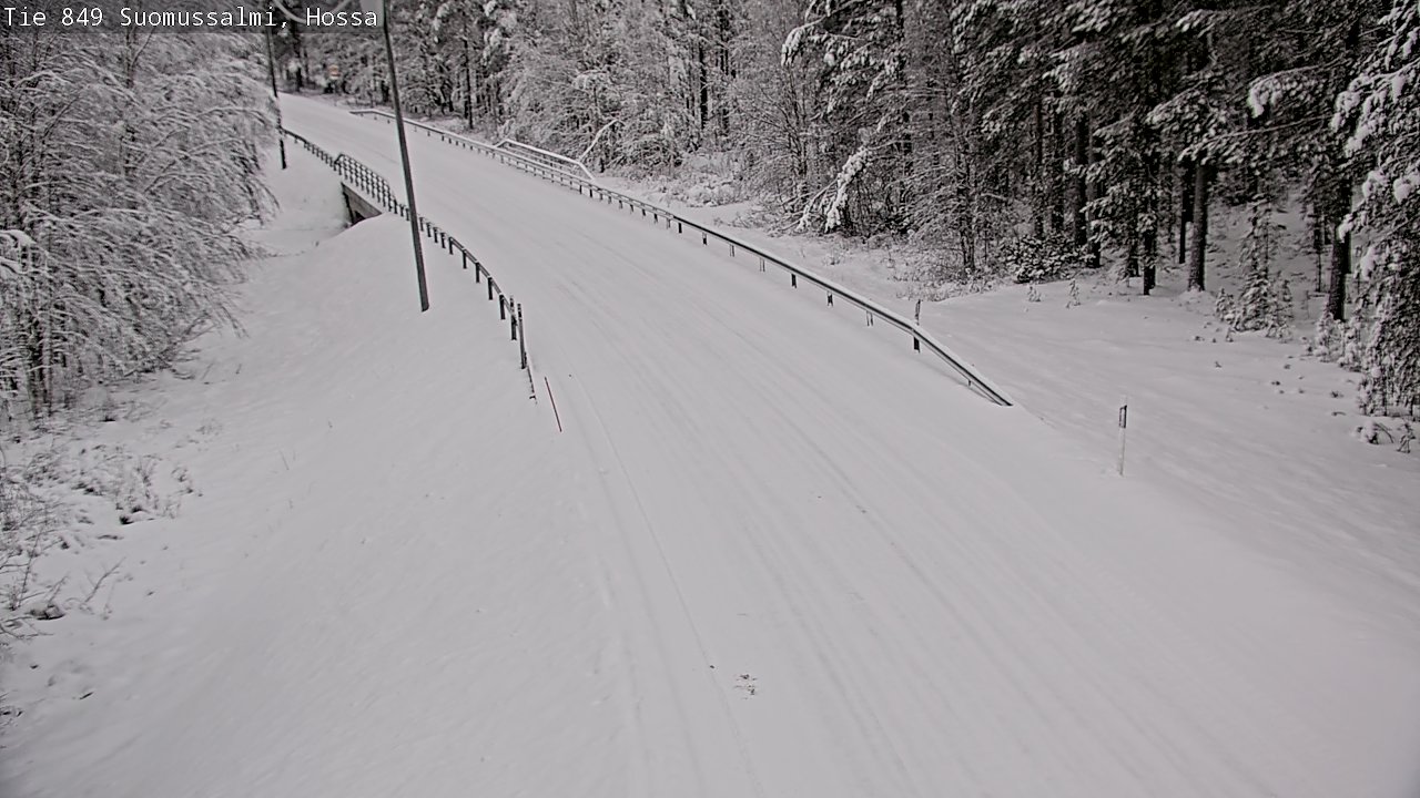 Weather Camera Image Road 950 843 Suomussalmi, Hossa, Suomussalmi, Kainuu