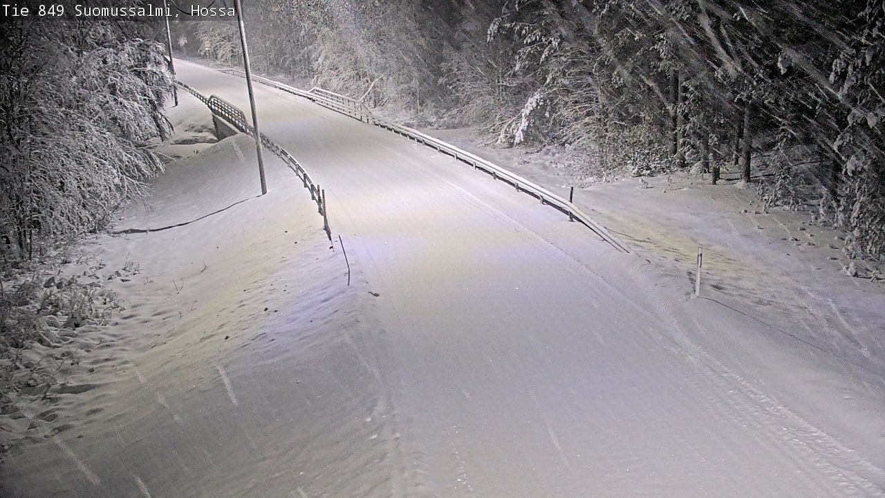 Weather Camera Image Road 950 843 Suomussalmi, Hossa, Suomussalmi, Kainuu
