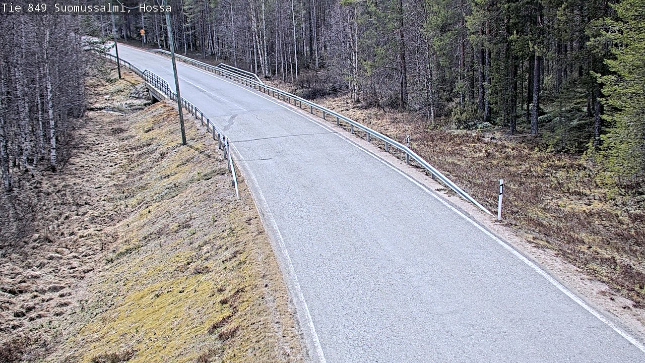 Kelikamerat Kuva Tie 843 Suomussalmi, Hossa, Suomussalmi, Kainuu