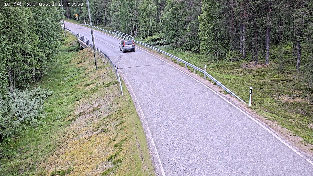 Kelikamerat Kuva Tie 843 Suomussalmi, Hossa, Suomussalmi, Kainuu