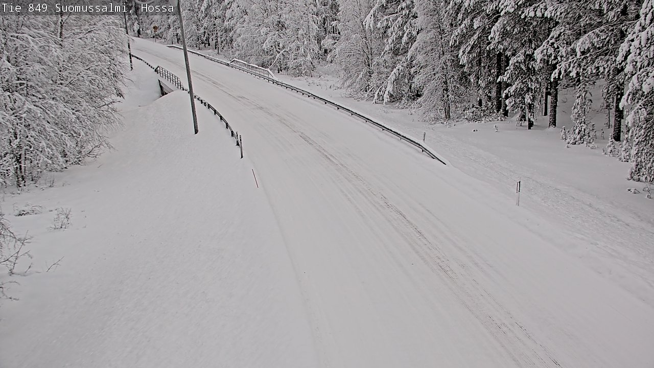 Kelikamerat Kuva Tie 843 Suomussalmi, Hossa, Suomussalmi, Kainuu