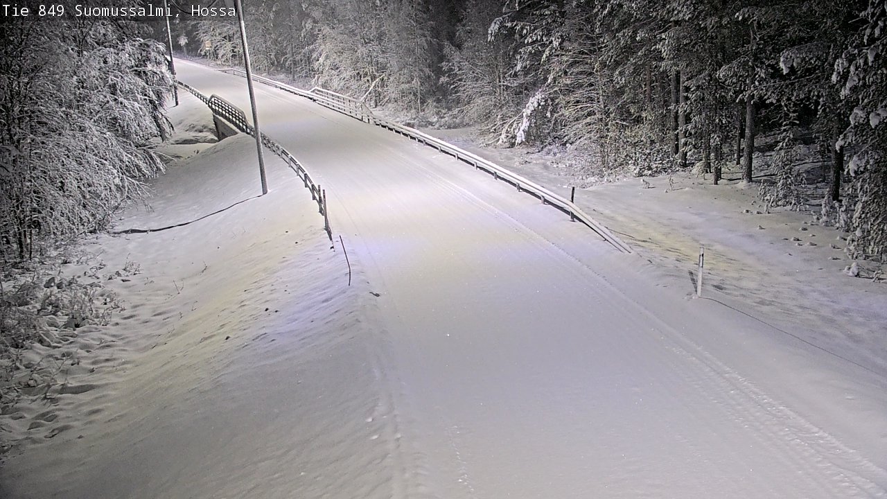Weather Camera Image Road 950 843 Suomussalmi, Hossa, Suomussalmi, Kainuu