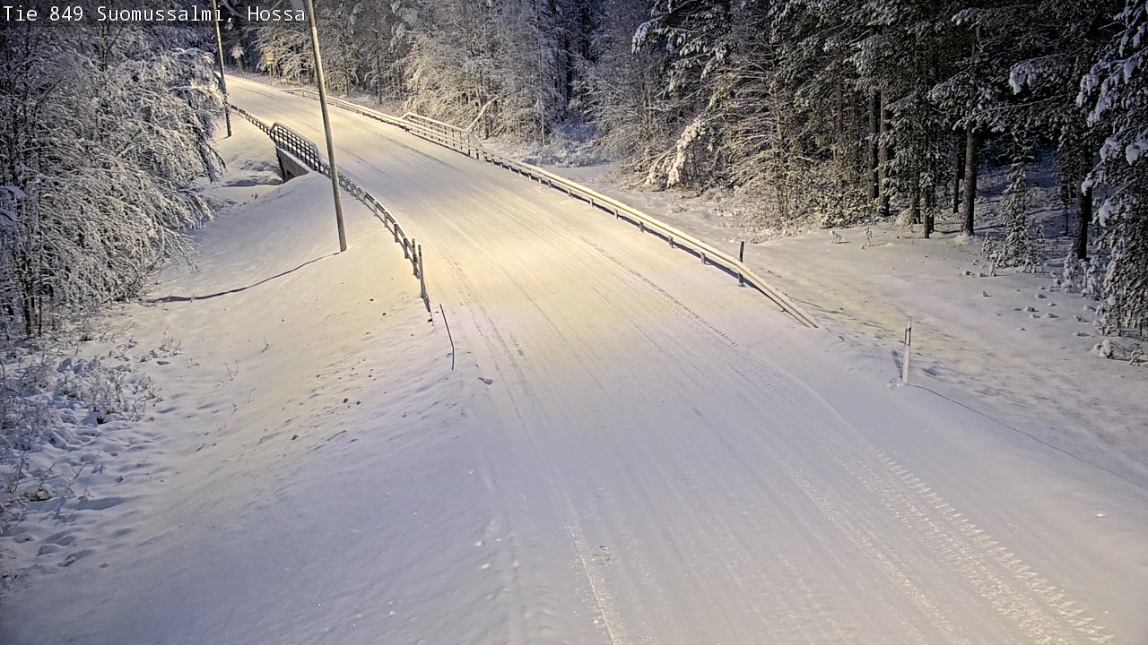 Weather Camera Image Road 950 843 Suomussalmi, Hossa, Suomussalmi, Kainuu