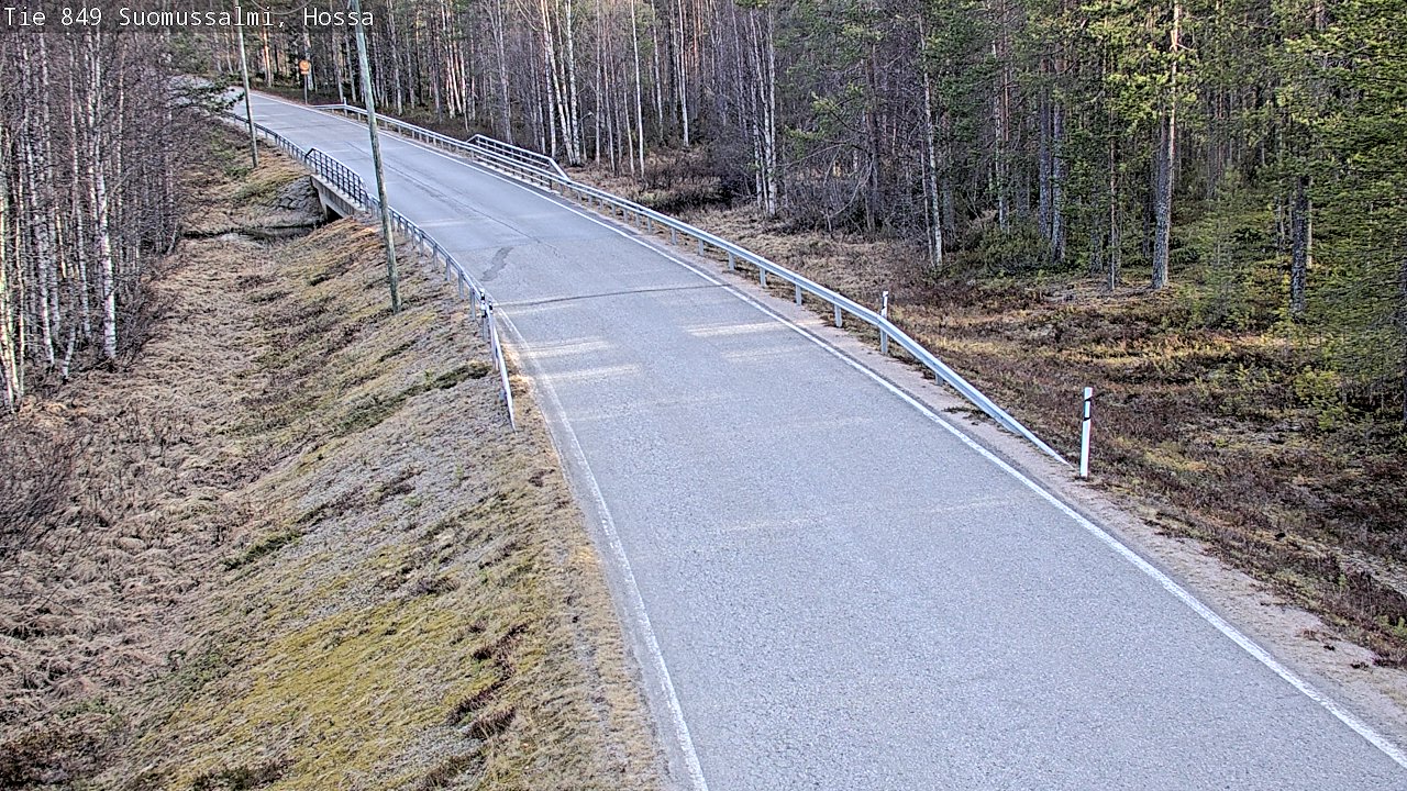 Kelikamerat Kuva Tie 843 Suomussalmi, Hossa, Suomussalmi, Kainuu
