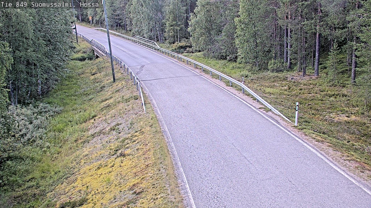 Weather Camera Image Road 950 843 Suomussalmi, Hossa, Suomussalmi, Kainuu