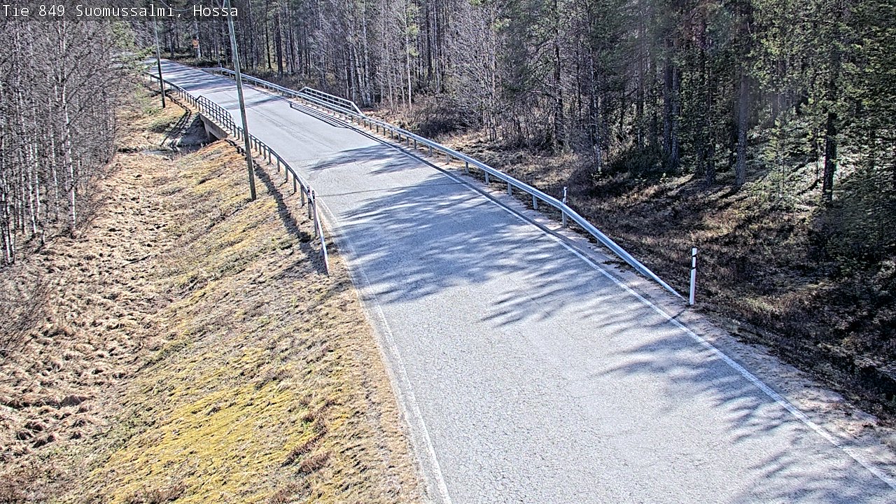 Kelikamerat Kuva Tie 843 Suomussalmi, Hossa, Suomussalmi, Kainuu