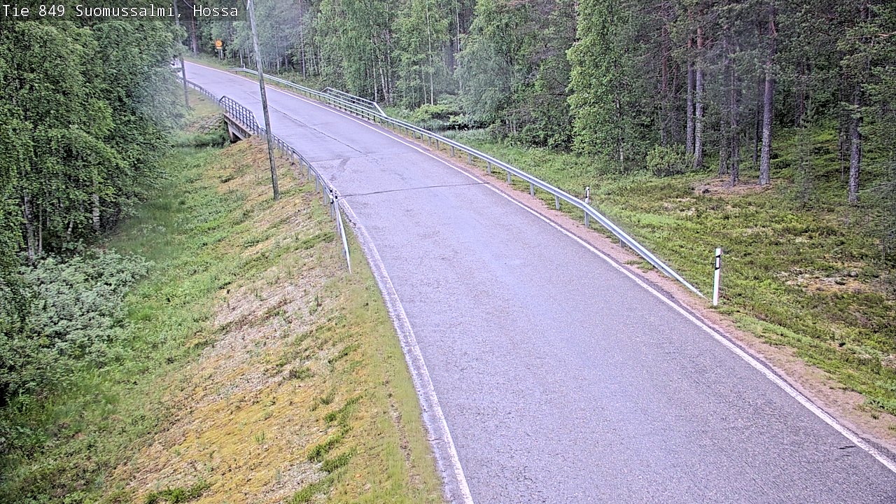 Kelikamerat Kuva Tie 843 Suomussalmi, Hossa, Suomussalmi, Kainuu