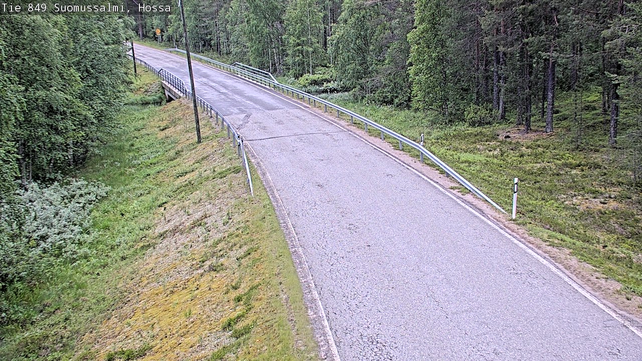 Weather Camera Image Road 950 843 Suomussalmi, Hossa, Suomussalmi, Kainuu