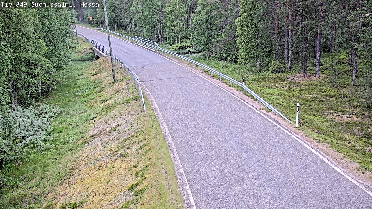 Kelikamerat Kuva Tie 843 Suomussalmi, Hossa, Suomussalmi, Kainuu