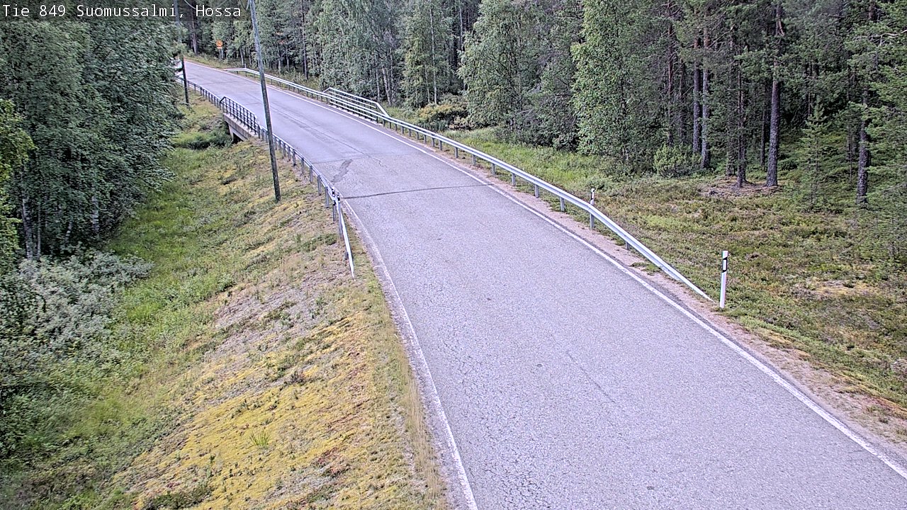 Kelikamerat Kuva Tie 843 Suomussalmi, Hossa, Suomussalmi, Kainuu