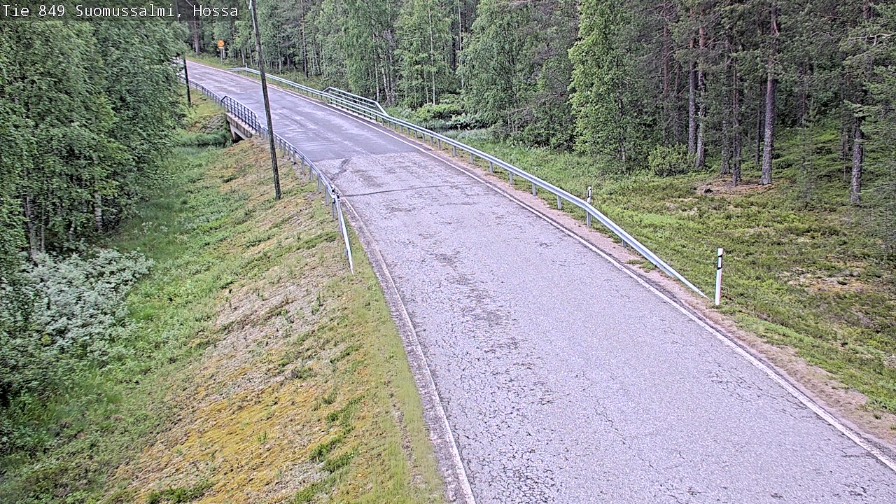 Weather Camera Image Road 950 843 Suomussalmi, Hossa, Suomussalmi, Kainuu