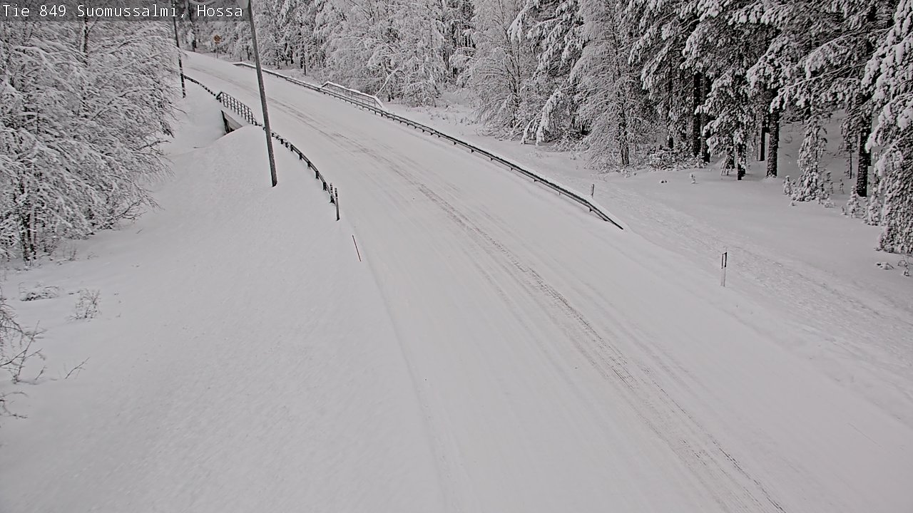 Kelikamerat Kuva Tie 843 Suomussalmi, Hossa, Suomussalmi, Kainuu