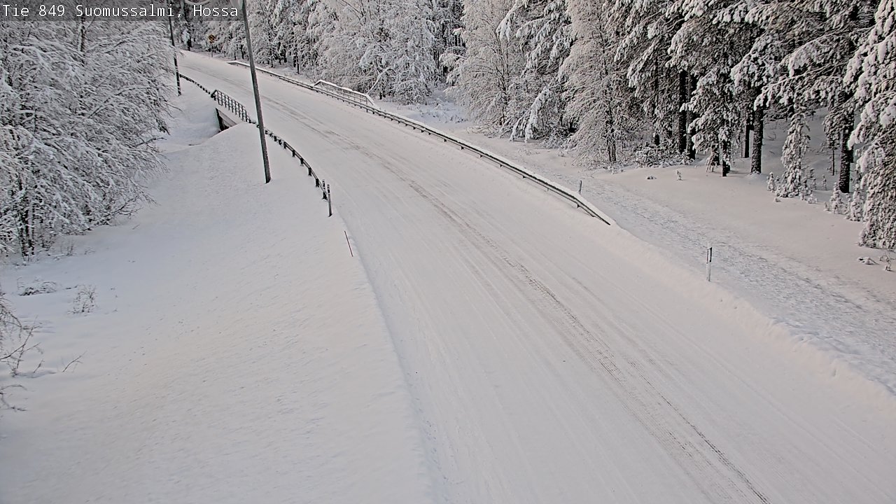 Weather Camera Image Road 950 843 Suomussalmi, Hossa, Suomussalmi, Kainuu