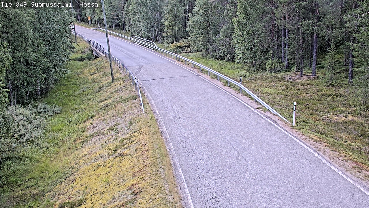 Kelikamerat Kuva Tie 843 Suomussalmi, Hossa, Suomussalmi, Kainuu