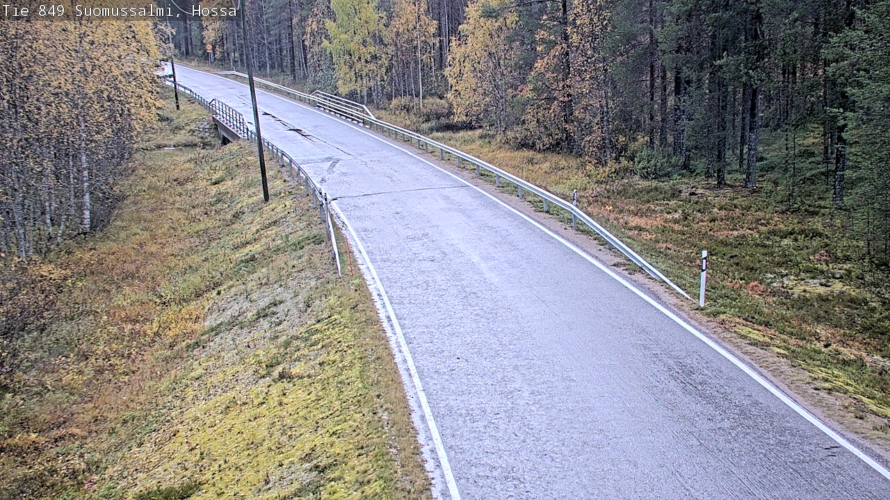 Weather Camera Image Road 950 843 Suomussalmi, Hossa, Suomussalmi, Kainuu