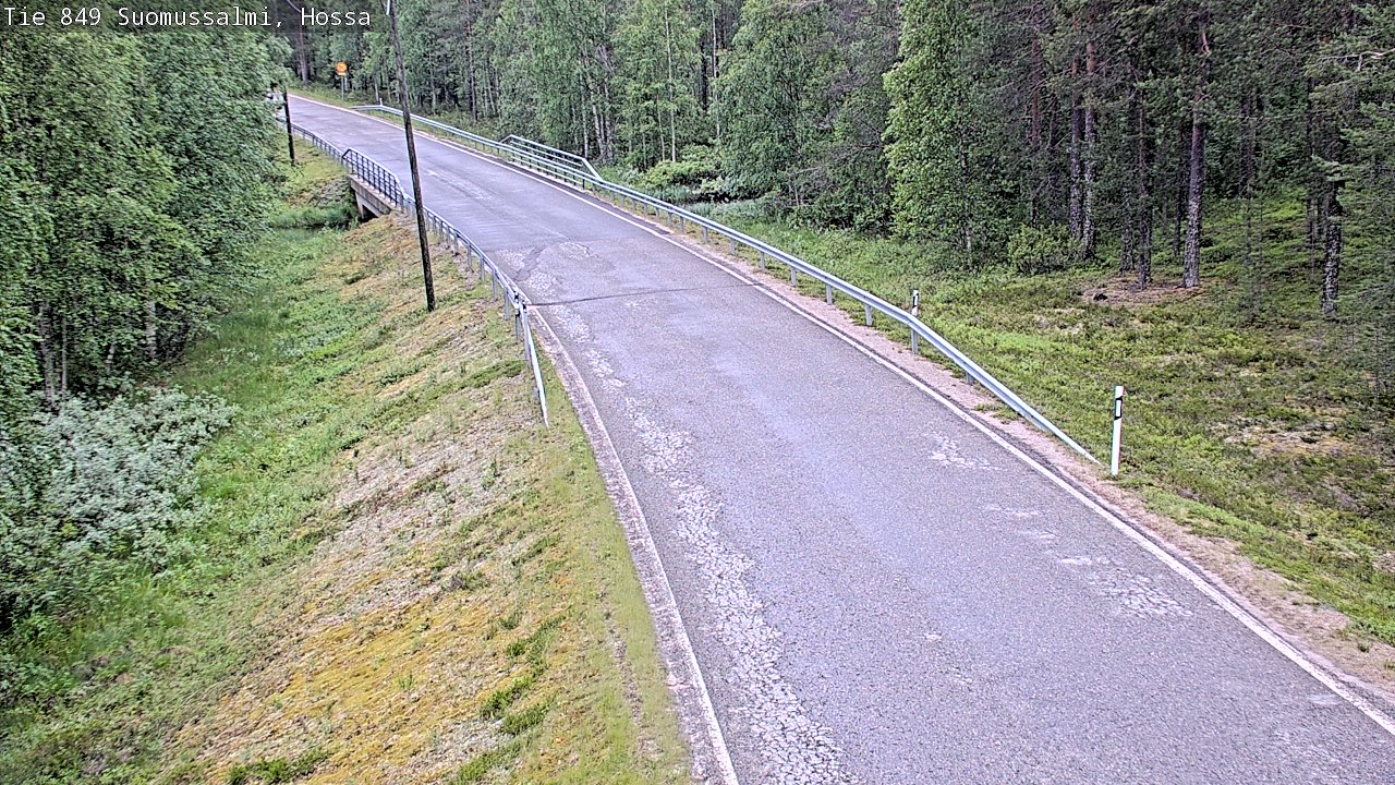Kelikamerat Kuva Tie 843 Suomussalmi, Hossa, Suomussalmi, Kainuu