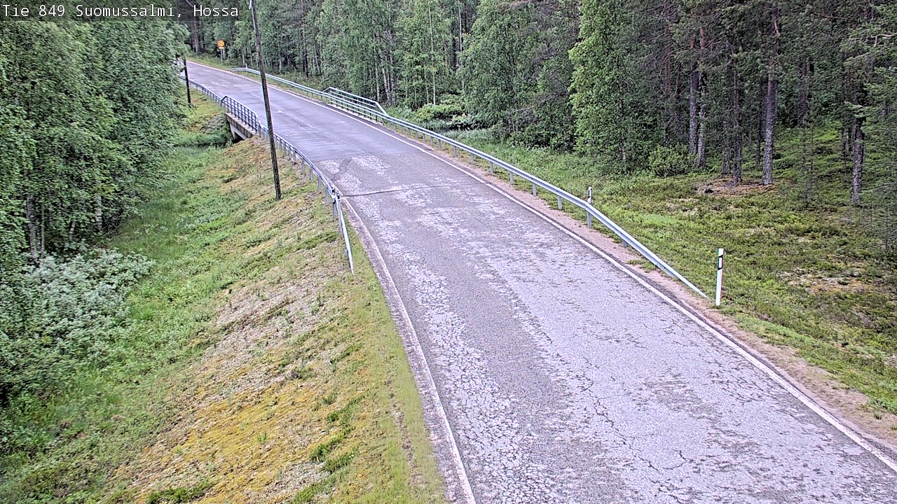 Kelikamerat Kuva Tie 843 Suomussalmi, Hossa, Suomussalmi, Kainuu
