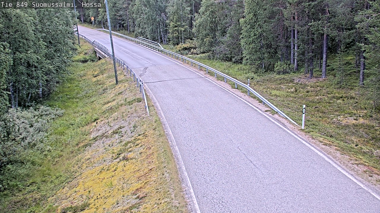 Weather Camera Image Road 950 843 Suomussalmi, Hossa, Suomussalmi, Kainuu