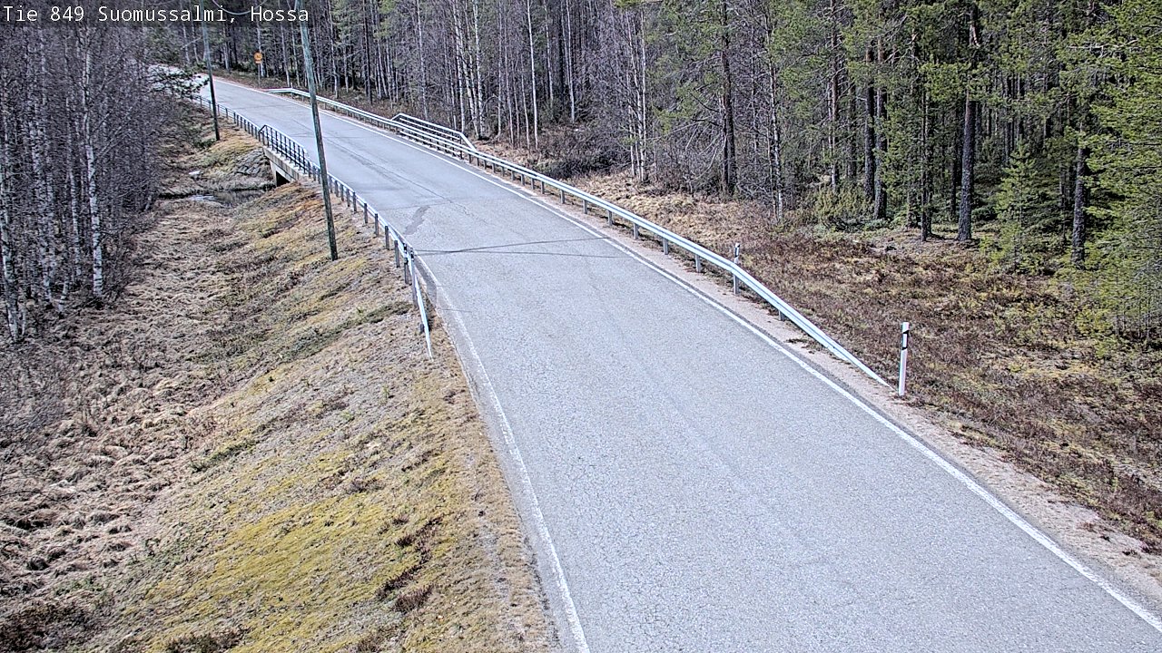 Kelikamerat Kuva Tie 843 Suomussalmi, Hossa, Suomussalmi, Kainuu