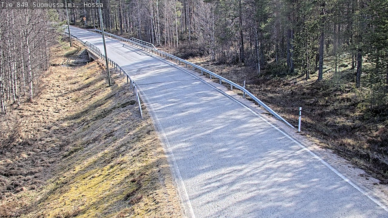 Kelikamerat Kuva Tie 843 Suomussalmi, Hossa, Suomussalmi, Kainuu