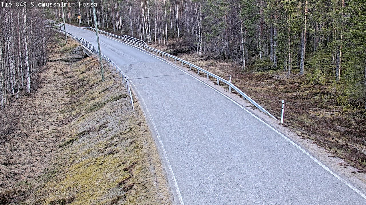 Kelikamerat Kuva Tie 843 Suomussalmi, Hossa, Suomussalmi, Kainuu