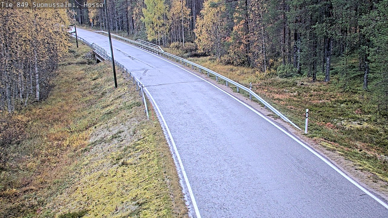 Weather Camera Image Road 950 843 Suomussalmi, Hossa, Suomussalmi, Kainuu