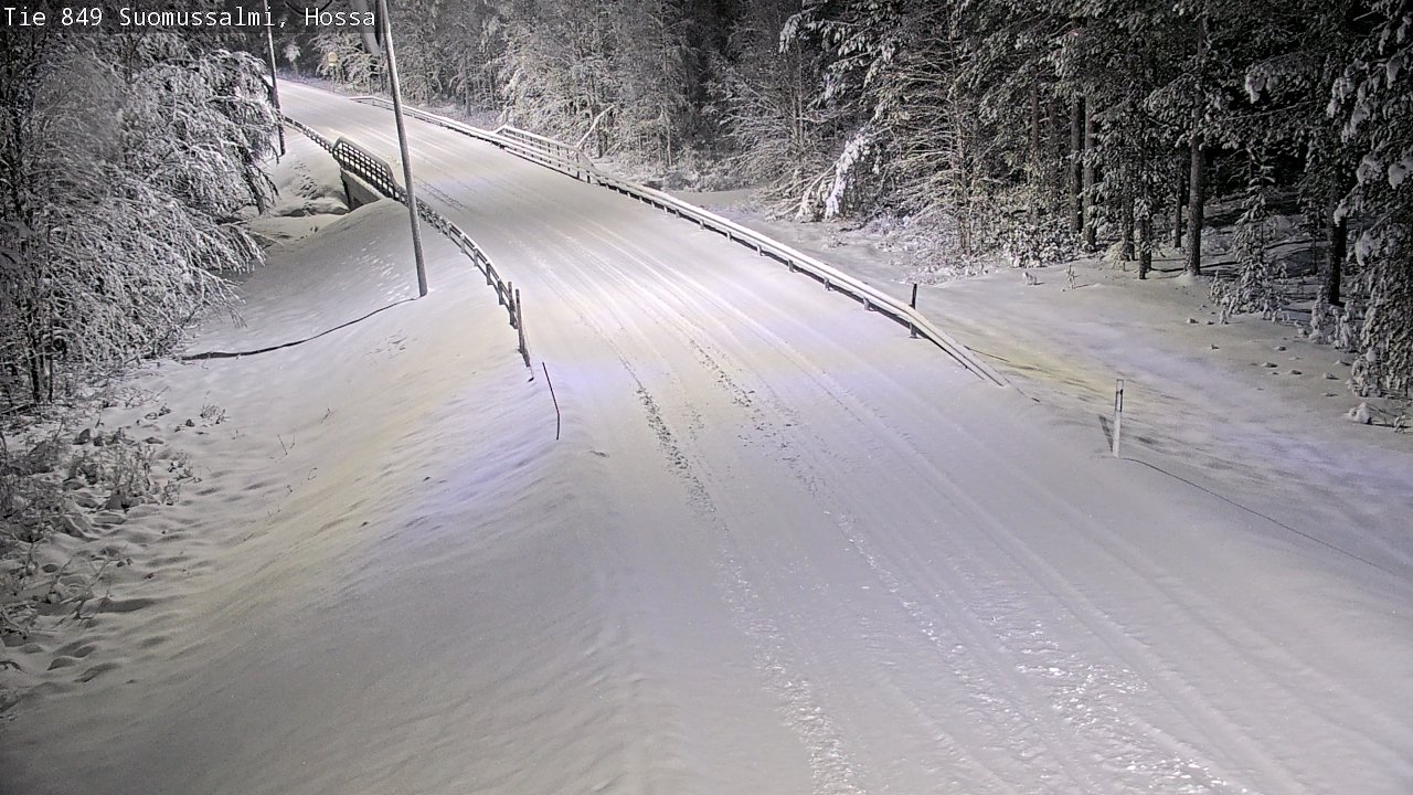 Weather Camera Image Road 950 843 Suomussalmi, Hossa, Suomussalmi, Kainuu