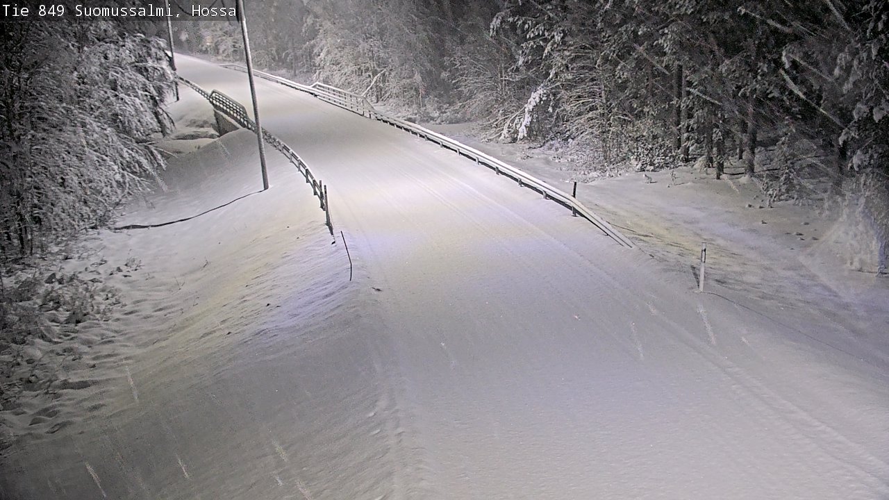 Weather Camera Image Road 950 843 Suomussalmi, Hossa, Suomussalmi, Kainuu