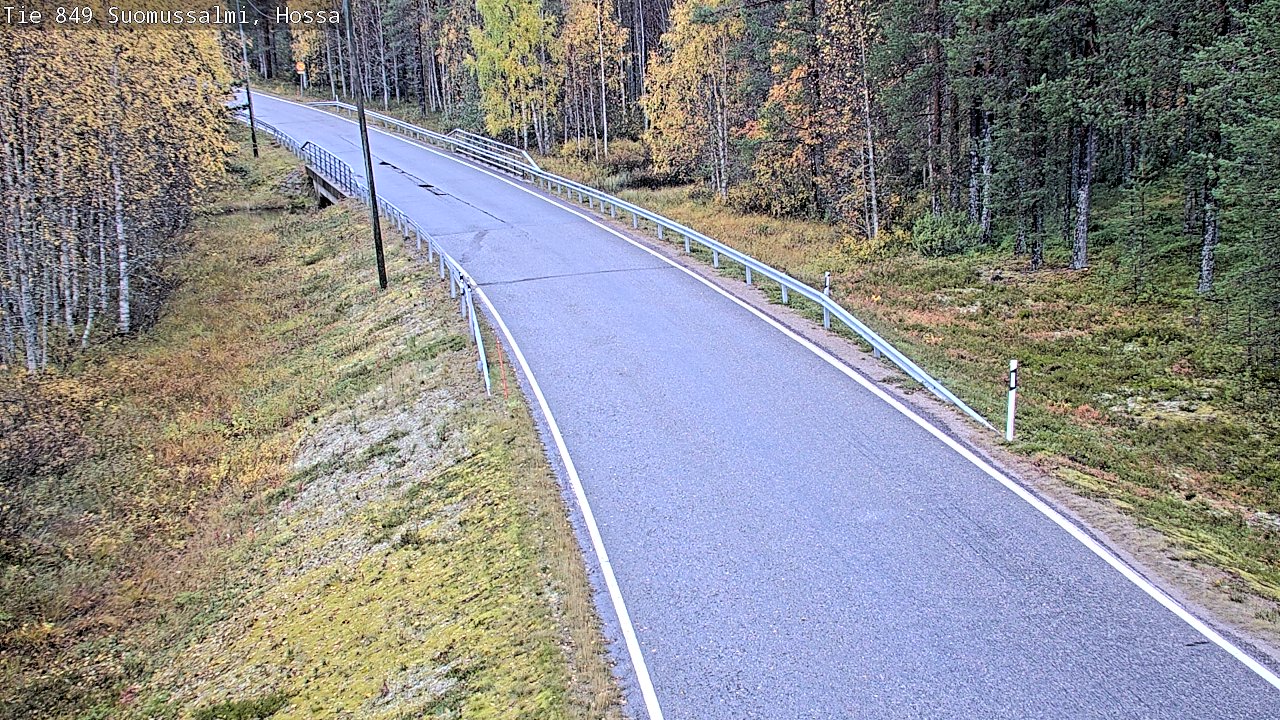 Weather Camera Image Road 950 843 Suomussalmi, Hossa, Suomussalmi, Kainuu