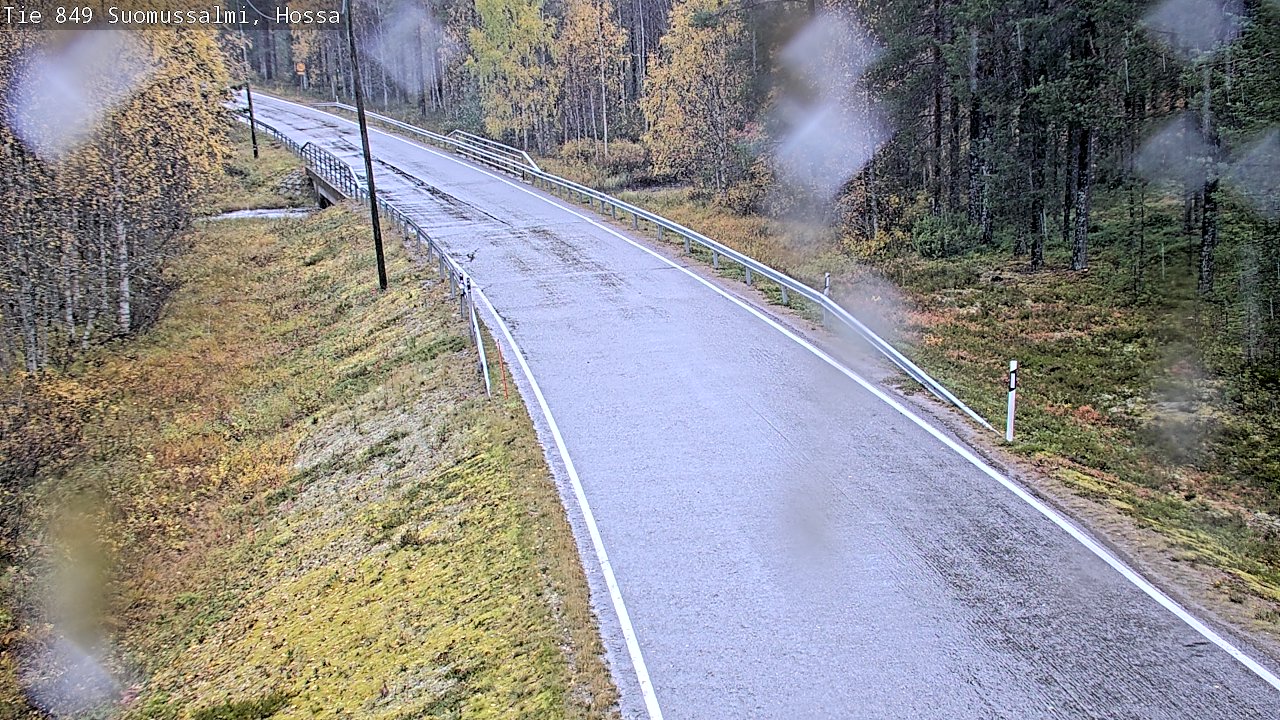 Weather Camera Image Road 950 843 Suomussalmi, Hossa, Suomussalmi, Kainuu