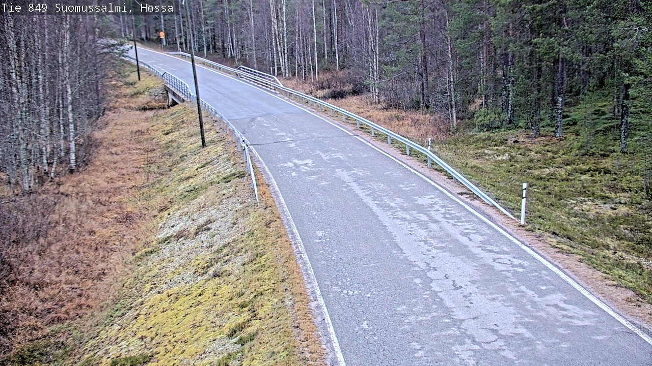 Kelikamerat Kuva Tie 843 Suomussalmi, Hossa, Suomussalmi, Kainuu