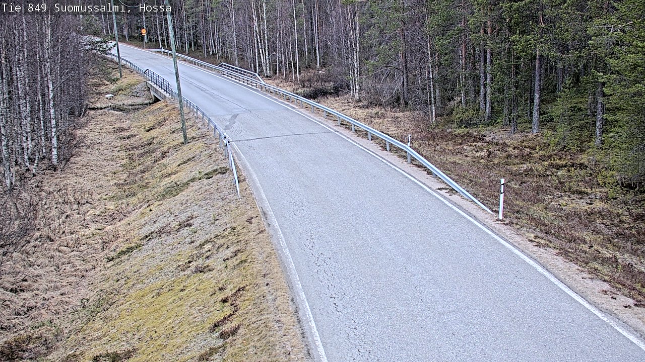 Kelikamerat Kuva Tie 843 Suomussalmi, Hossa, Suomussalmi, Kainuu