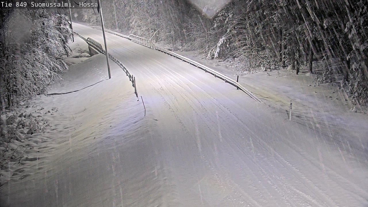 Weather Camera Image Road 950 843 Suomussalmi, Hossa, Suomussalmi, Kainuu