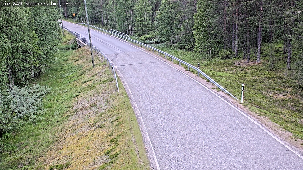 Kelikamerat Kuva Tie 843 Suomussalmi, Hossa, Suomussalmi, Kainuu