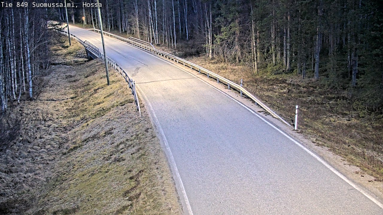 Kelikamerat Kuva Tie 843 Suomussalmi, Hossa, Suomussalmi, Kainuu