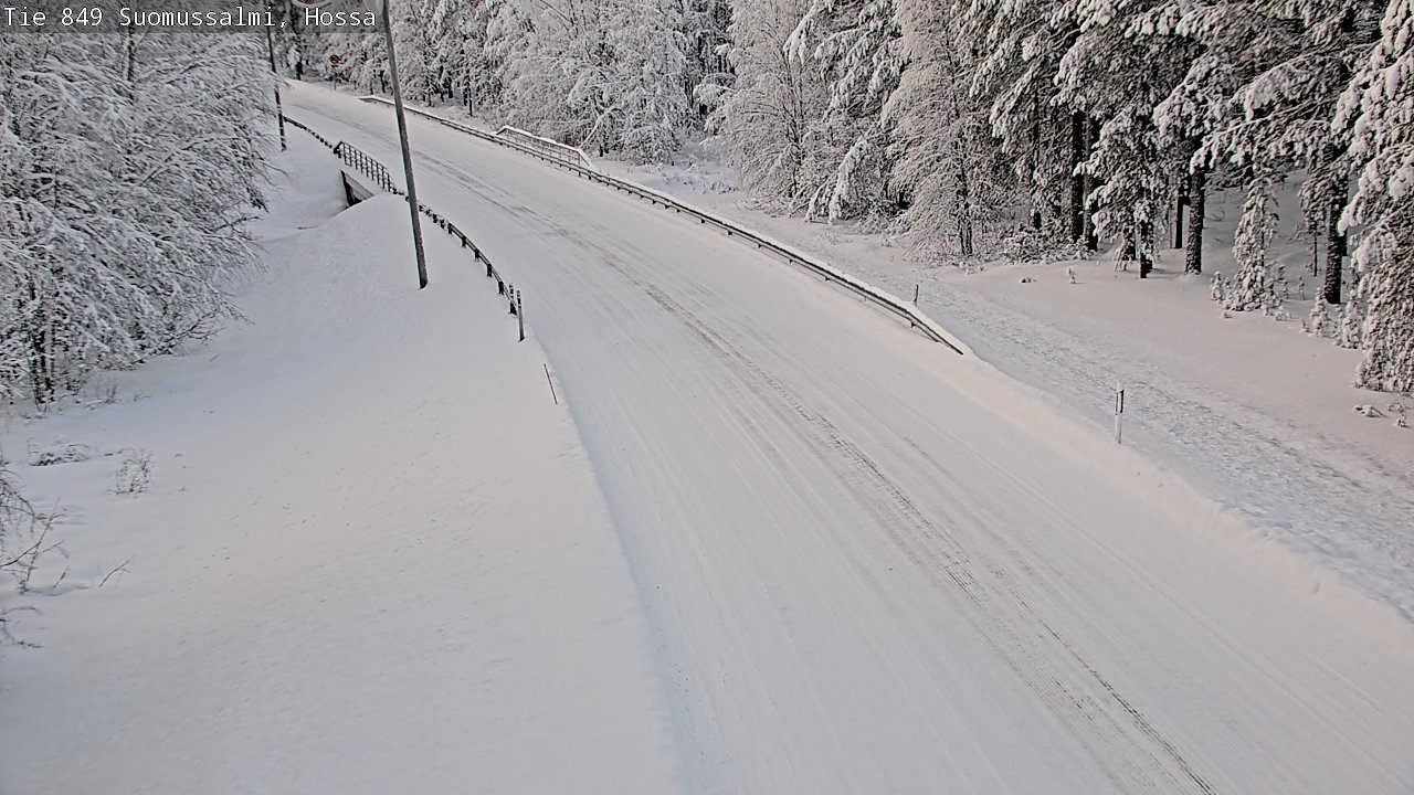 Weather Camera Image Road 950 843 Suomussalmi, Hossa, Suomussalmi, Kainuu