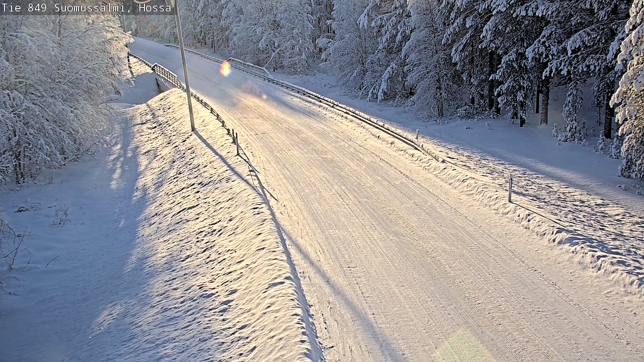 Kelikamerat Kuva Tie 843 Suomussalmi, Hossa, Suomussalmi, Kainuu