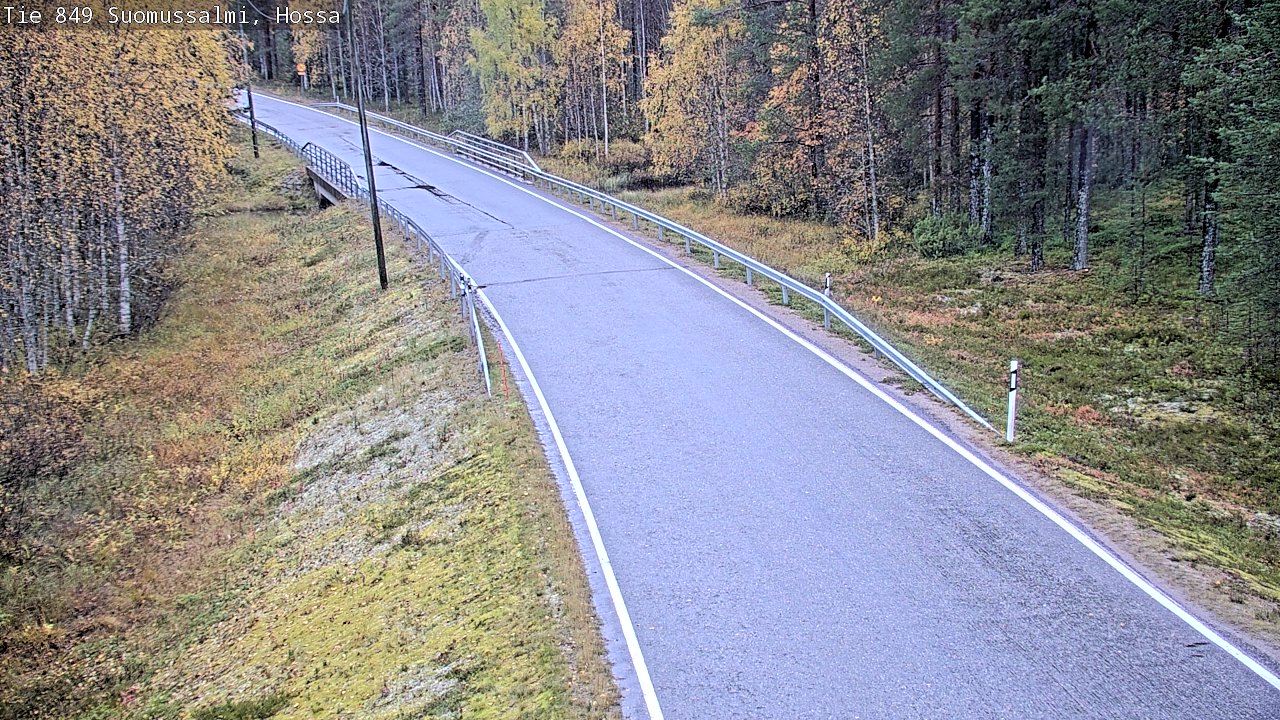 Weather Camera Image Road 950 843 Suomussalmi, Hossa, Suomussalmi, Kainuu