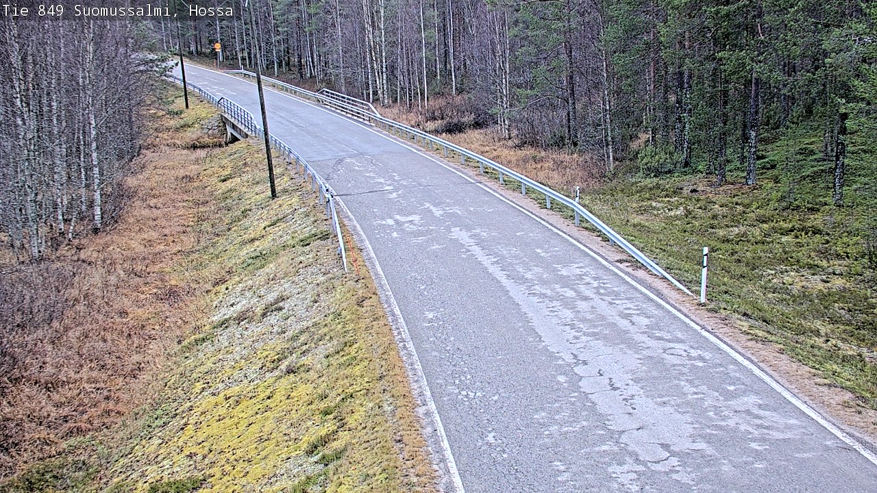 Kelikamerat Kuva Tie 843 Suomussalmi, Hossa, Suomussalmi, Kainuu