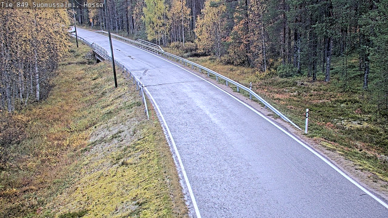 Weather Camera Image Road 950 843 Suomussalmi, Hossa, Suomussalmi, Kainuu
