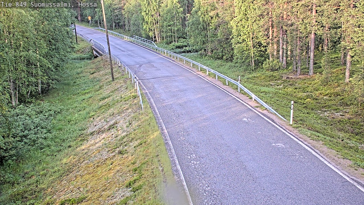 Kelikamerat Kuva Tie 843 Suomussalmi, Hossa, Suomussalmi, Kainuu