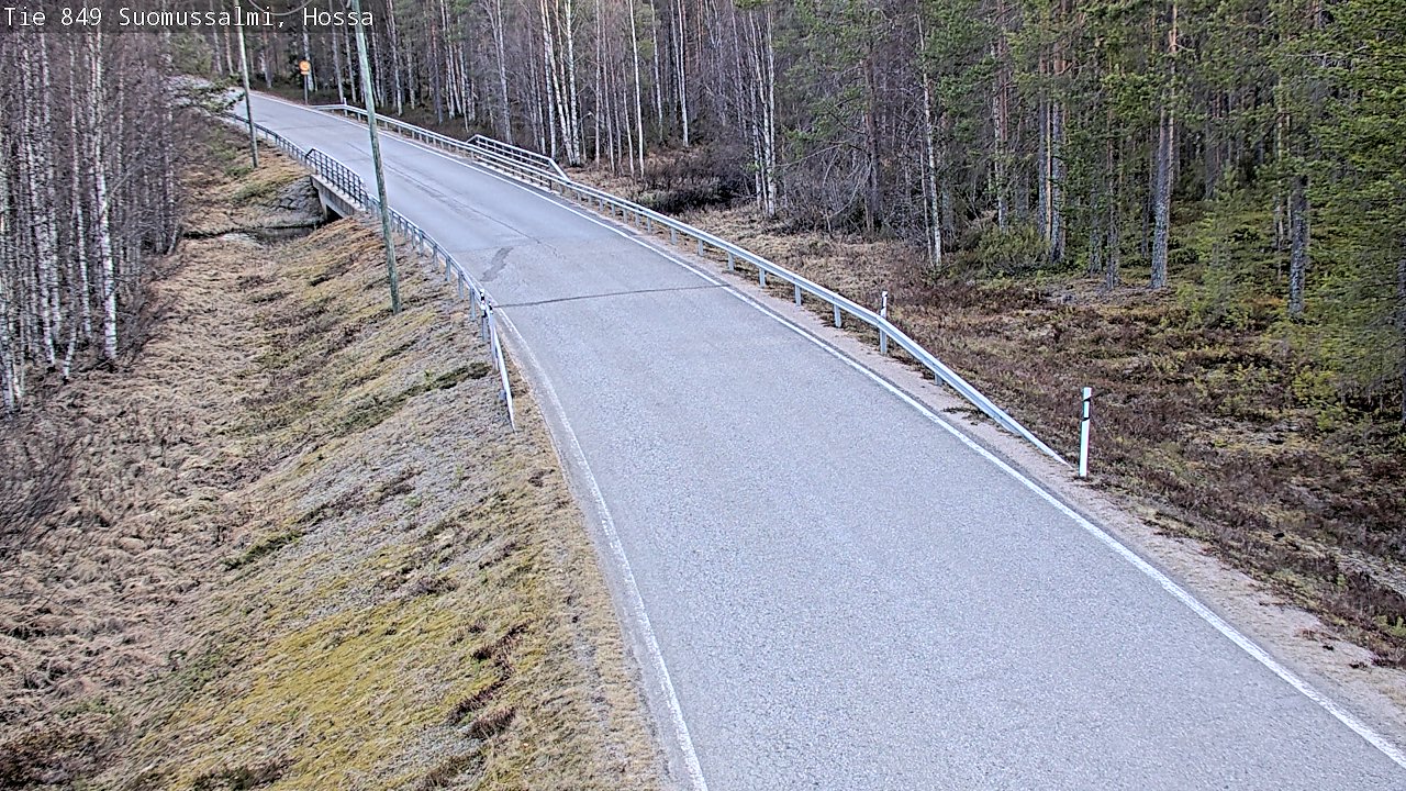 Kelikamerat Kuva Tie 843 Suomussalmi, Hossa, Suomussalmi, Kainuu
