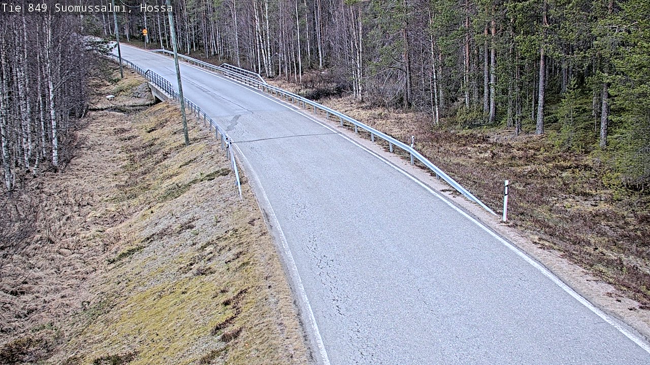 Kelikamerat Kuva Tie 843 Suomussalmi, Hossa, Suomussalmi, Kainuu