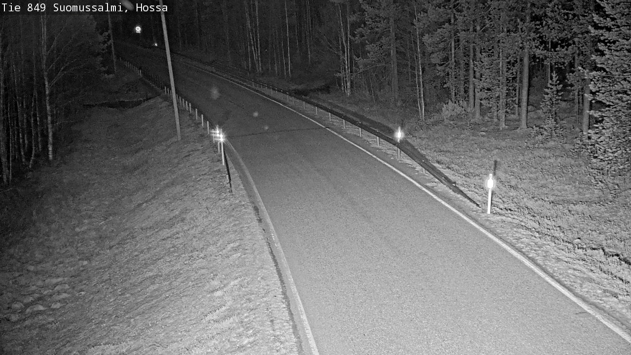 Weather Camera Image Road 950 843 Suomussalmi, Hossa, Suomussalmi, Kainuu